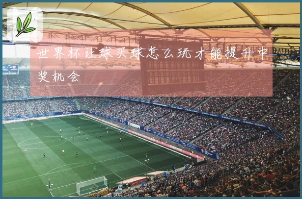 世界杯让球买球怎么玩才能提升中奖机会